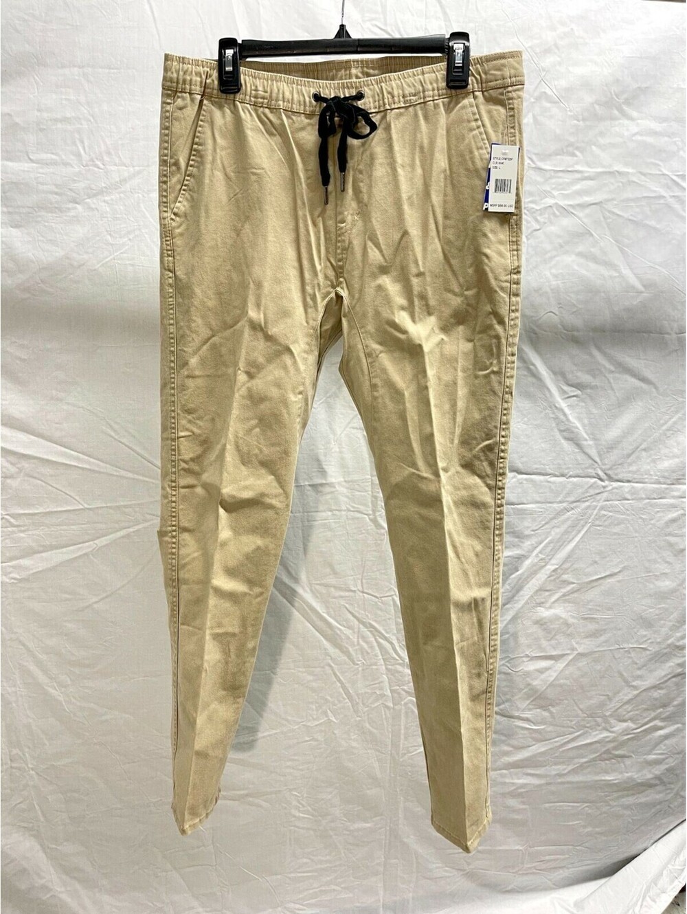 NEW Pacific & Park Core Khaki Twill Slim Fit Jogger Pants Medium